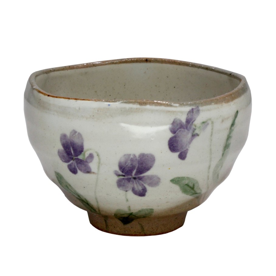 Teaware MEM TEA | Ceramic Lilac Flower Cup - 9 Oz