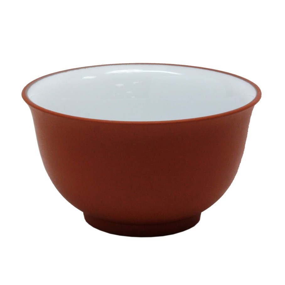 Teaware My Store | Red & White Tasting Cups - 2.5 Oz (Set Of 2)