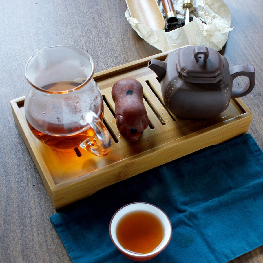 Teaware My Store | Bamboo Tea Tray - Low Profile