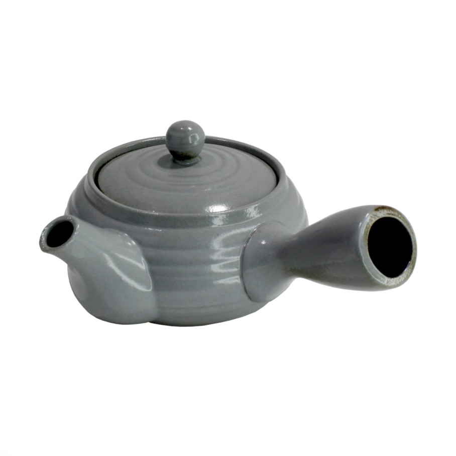 Teaware MEM TEA | Gray Kyusu (Side Handle Teapot) - 11 Oz