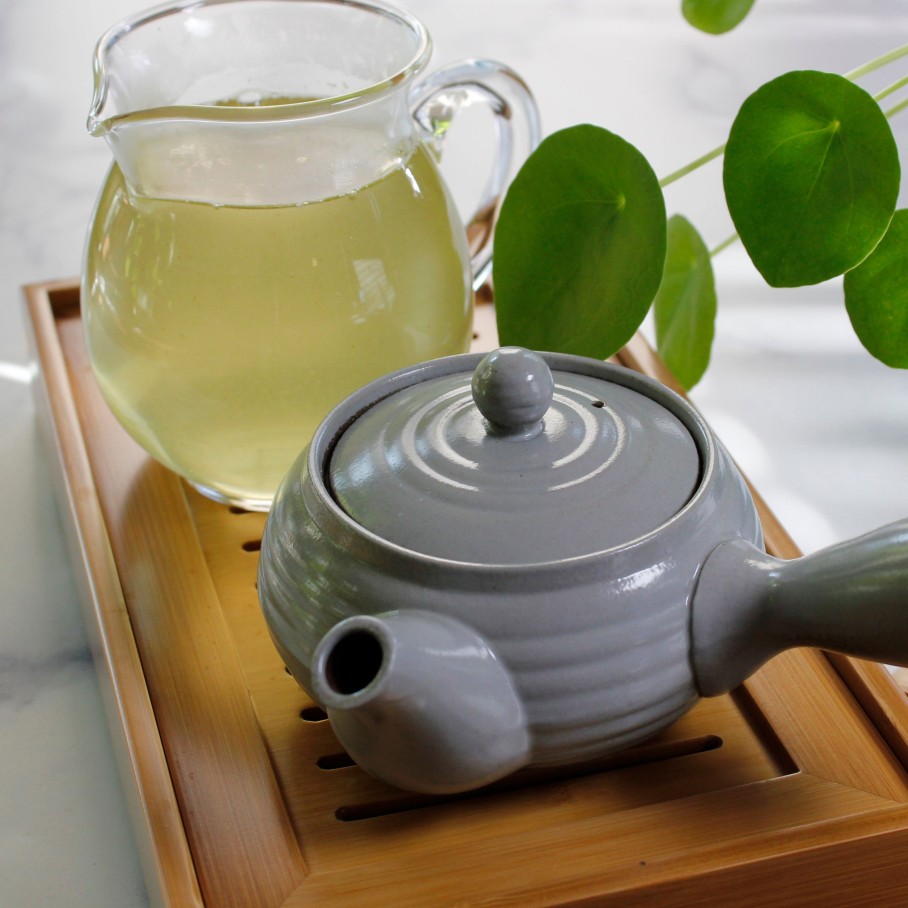 Teaware MEM TEA | Gray Kyusu (Side Handle Teapot) - 11 Oz